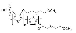 Chemical structure of Plexcore<sup>®</sup> OC Inks Chemical structure of Plexcore® OC Inks