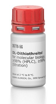 DL-Dithiothreitol Molecular Biology, &#8805;98% (HPLC), &#8805;99% (titration)
