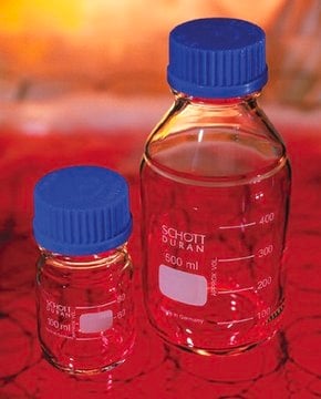 Duran® laboratory bottles, with caps capacity 1,000 mL, blue PP