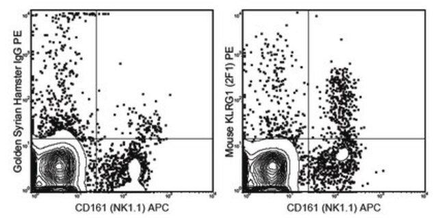 Anti-KLRG1 Antibody (mouse), PE, clone 2F1 clone 2F1, 0.2 mg/mL, from hamster(Syrian)