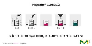 Total Hardness Test titrimetric, for use with MCOLORTEST&#174;