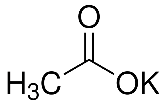 Potassium acetate anhydrous, free-flowing, Redi-Dri , ACS reagent, = 99.0  127-08-2